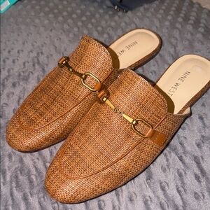 Nine West Bhalya Round Toe Slip-On Flat Casual loafers with horse bit design